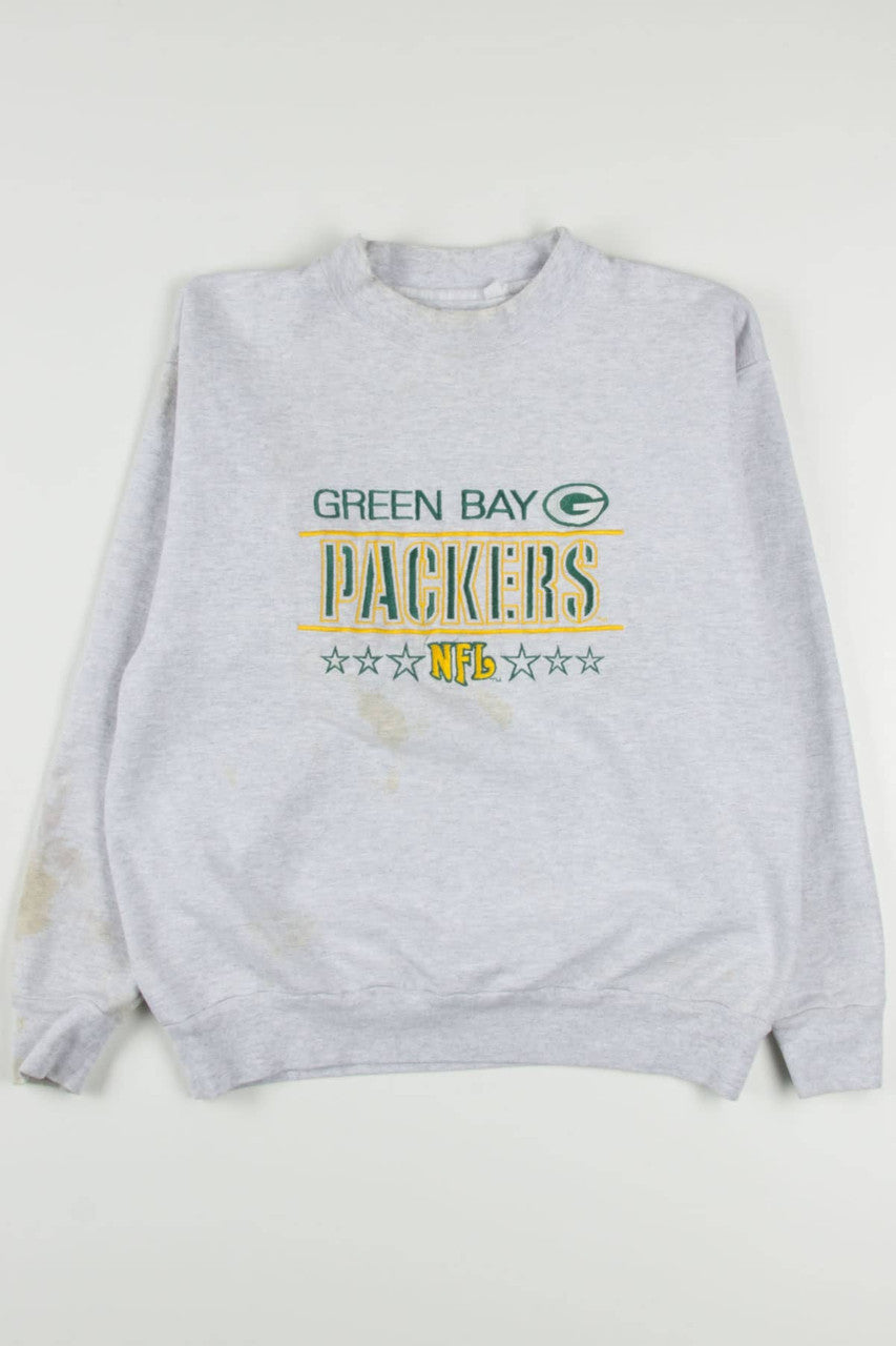Vintage Green Bay Packers Embroidered Sweatshirt