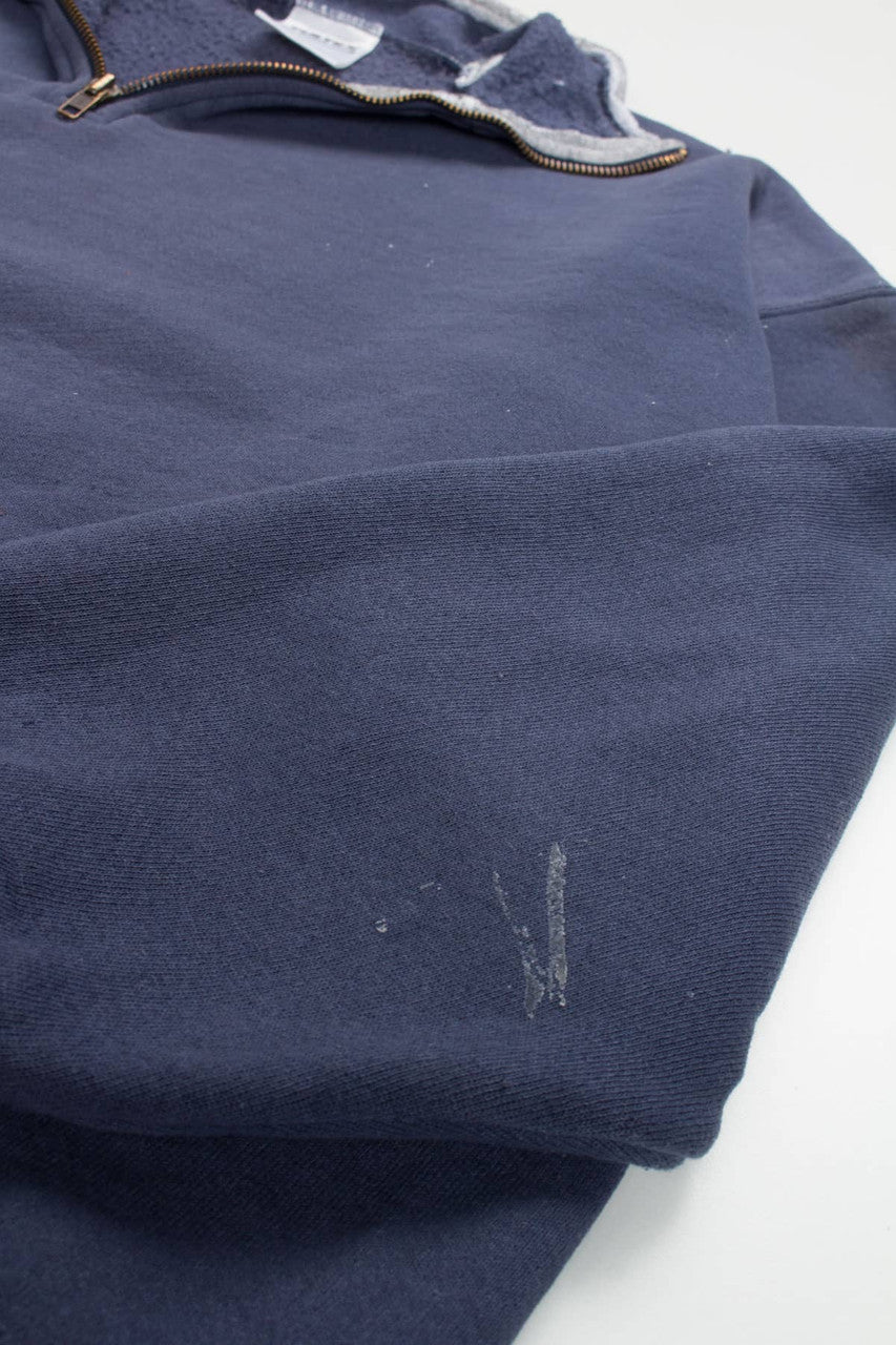Navy Tultex Zip Up Sweatshirt