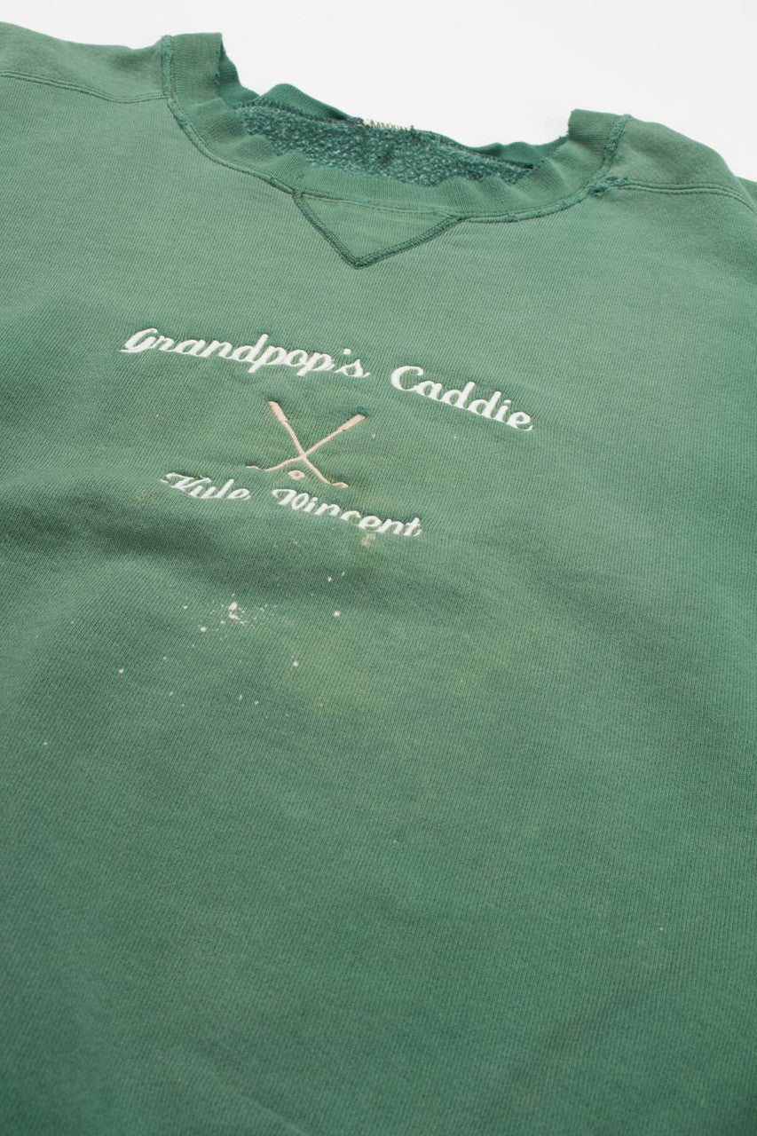 Destroyed Grandpop's Caddie Sweatshirt
