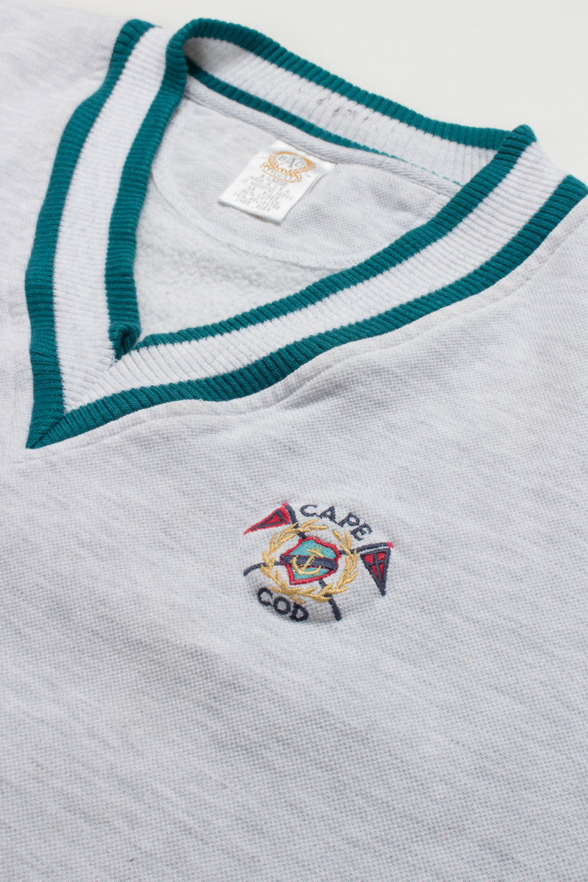 Vintage Cape Cod V Neck Sweatshirt
