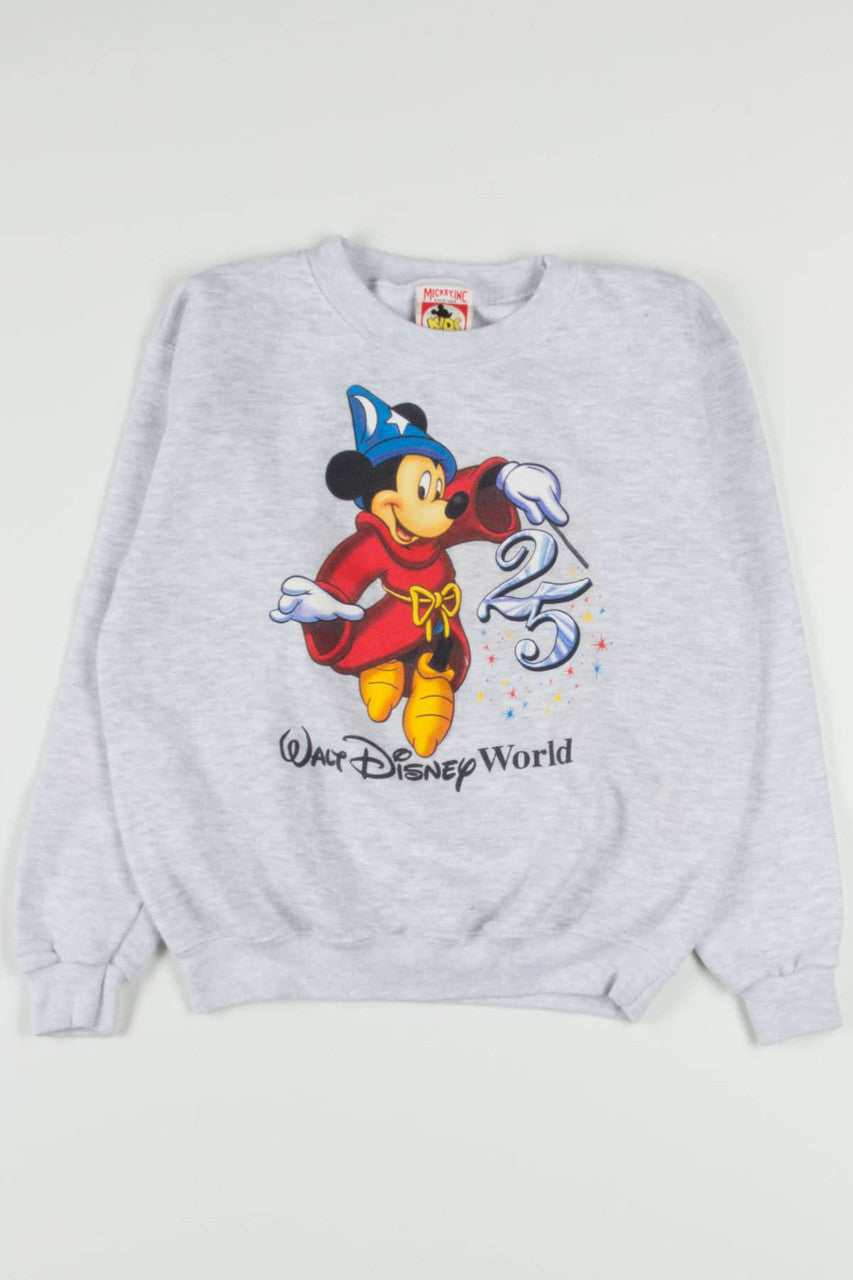 25th Anniversary Walt Disney World Mickey Inc. Sweatshirt (1996)