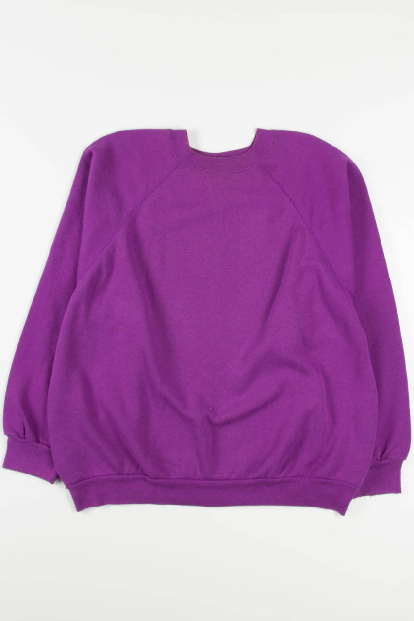 Blank Purple Tultex Sweatshirt