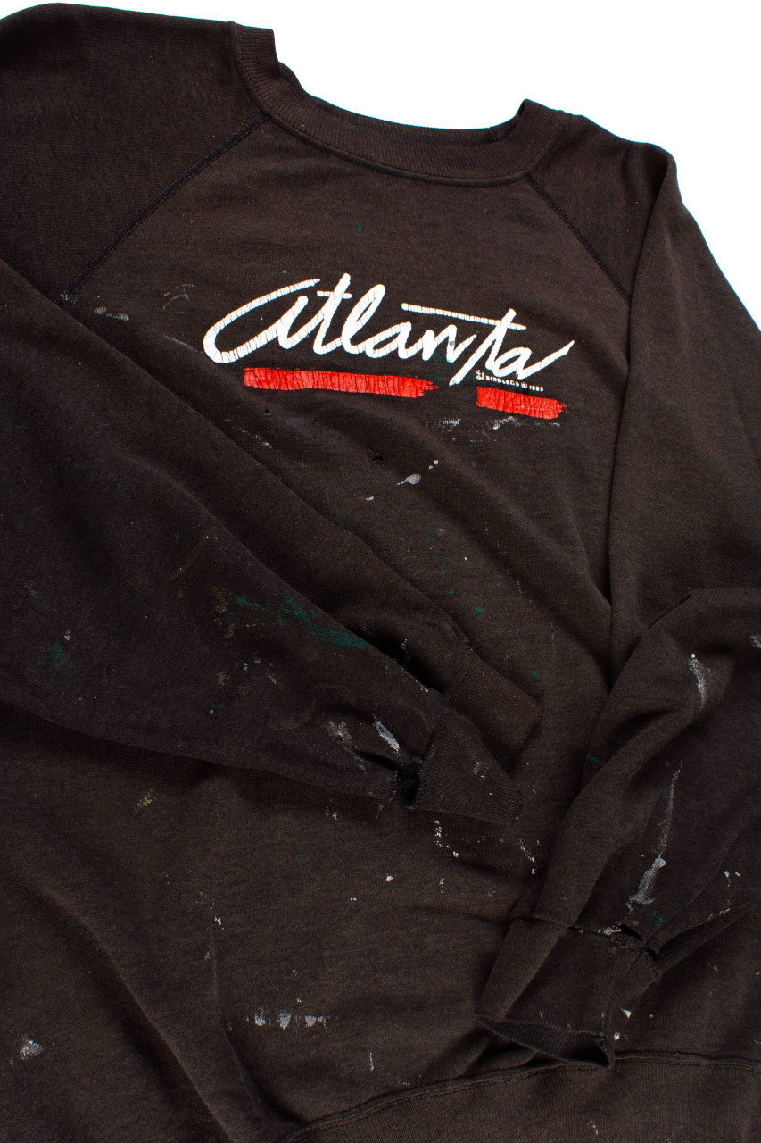 Vintage Distressed Atlanta Sweatshirt (1983)
