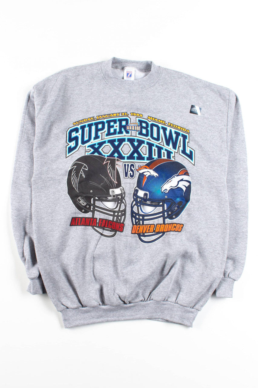 Vintage Deadstock Super Bowl XXXIII Sweatshirt (1999)