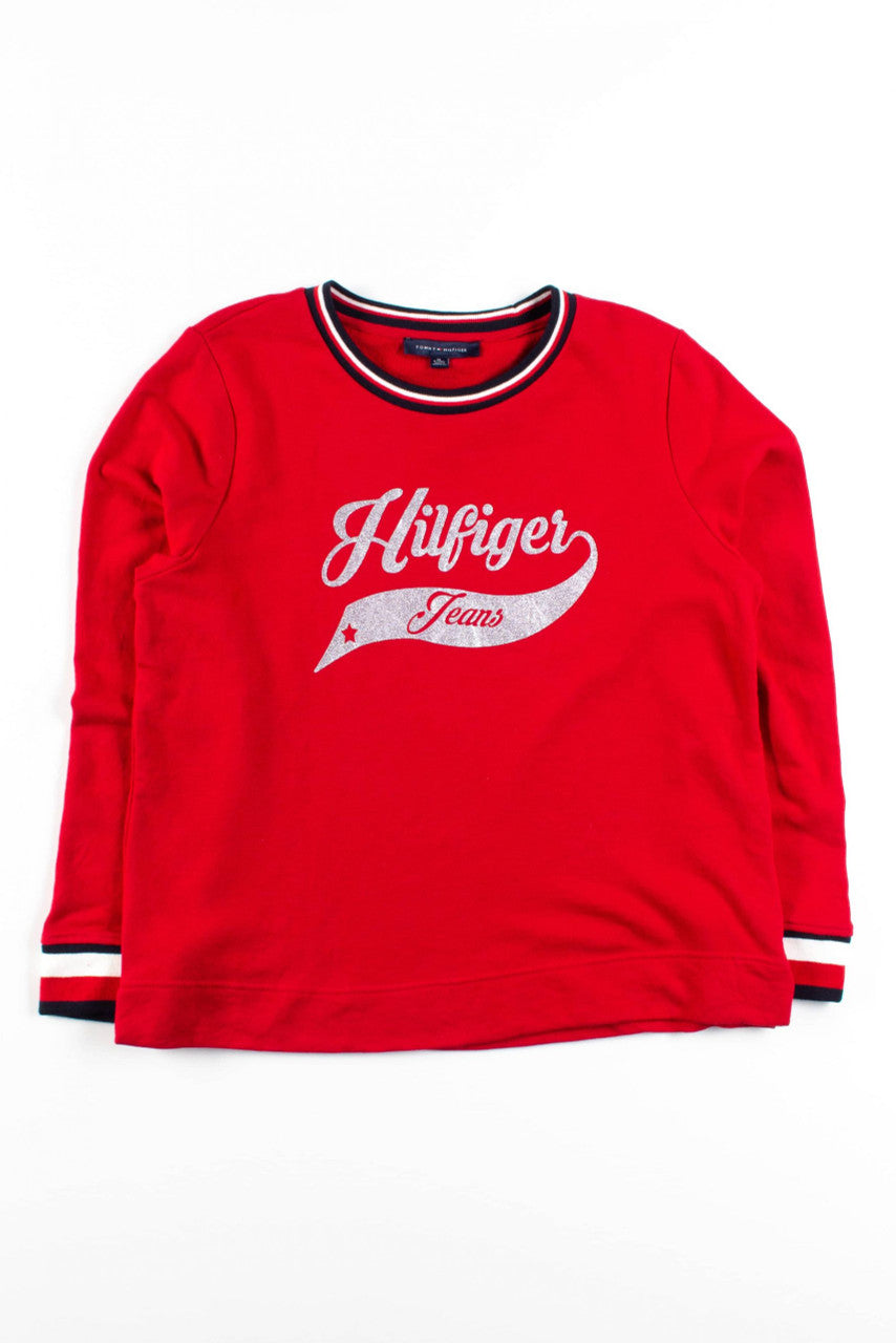 Tommy Jeans Glitter Logo Sweatshirt