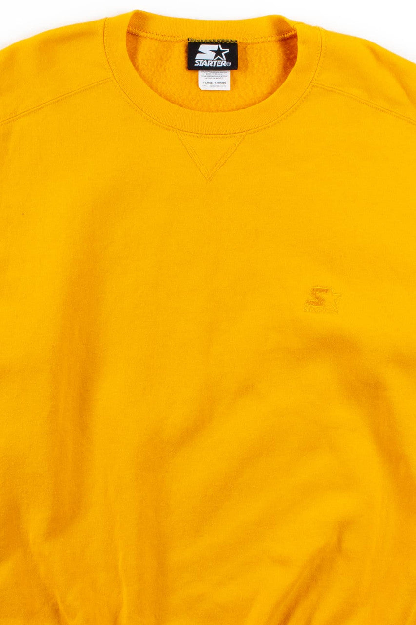 Vintage Yellow Starter Sweatshirt