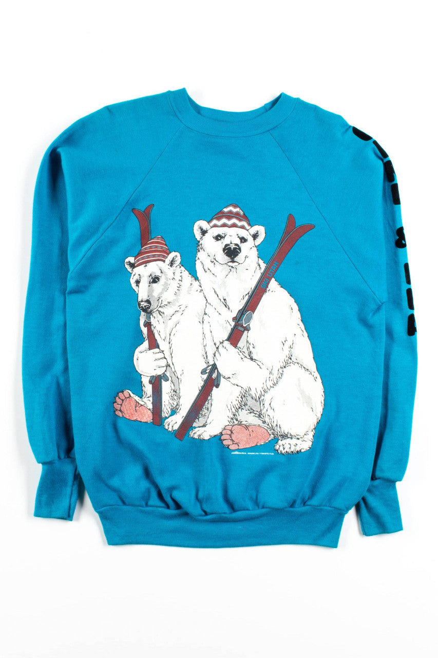 Gene & Ila Ski Utah Vintage Sweatshirt (1985)