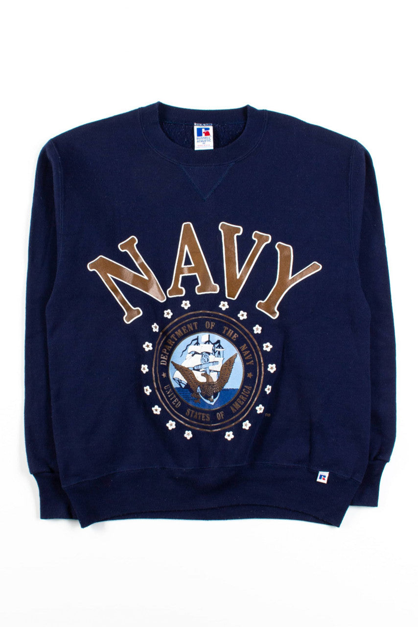 Vintage Navy Sweatshirt 2