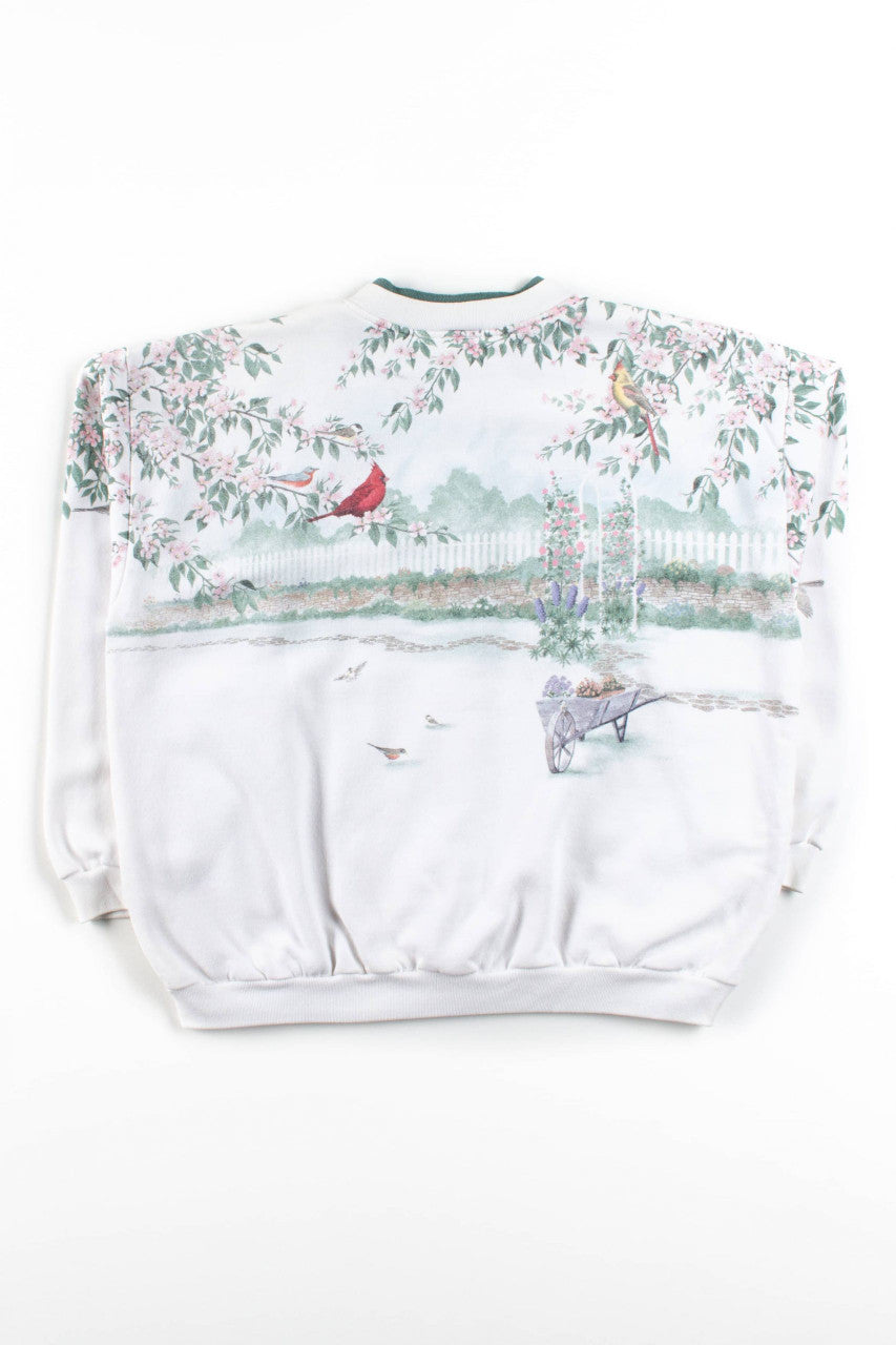 Vintage Garden Cardigan Sweatshirt