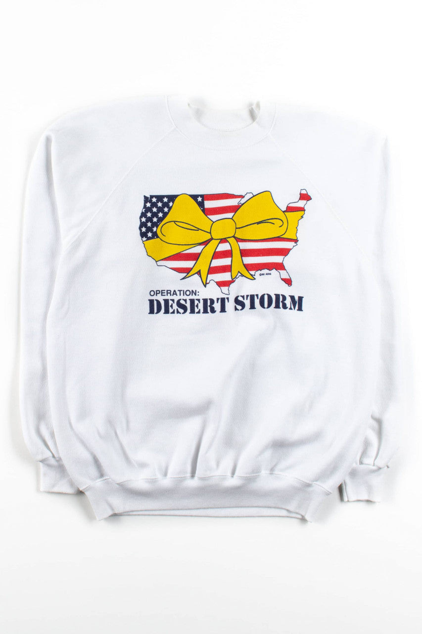 Vintage Desert Storm Yellow Ribbon Sweatshirt (1990)