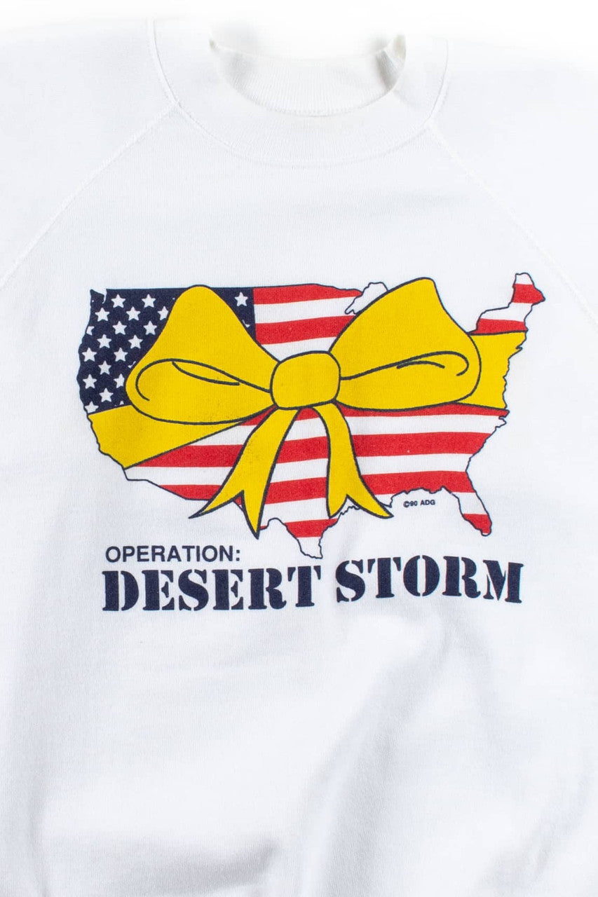 Vintage Desert Storm Yellow Ribbon Sweatshirt (1990)