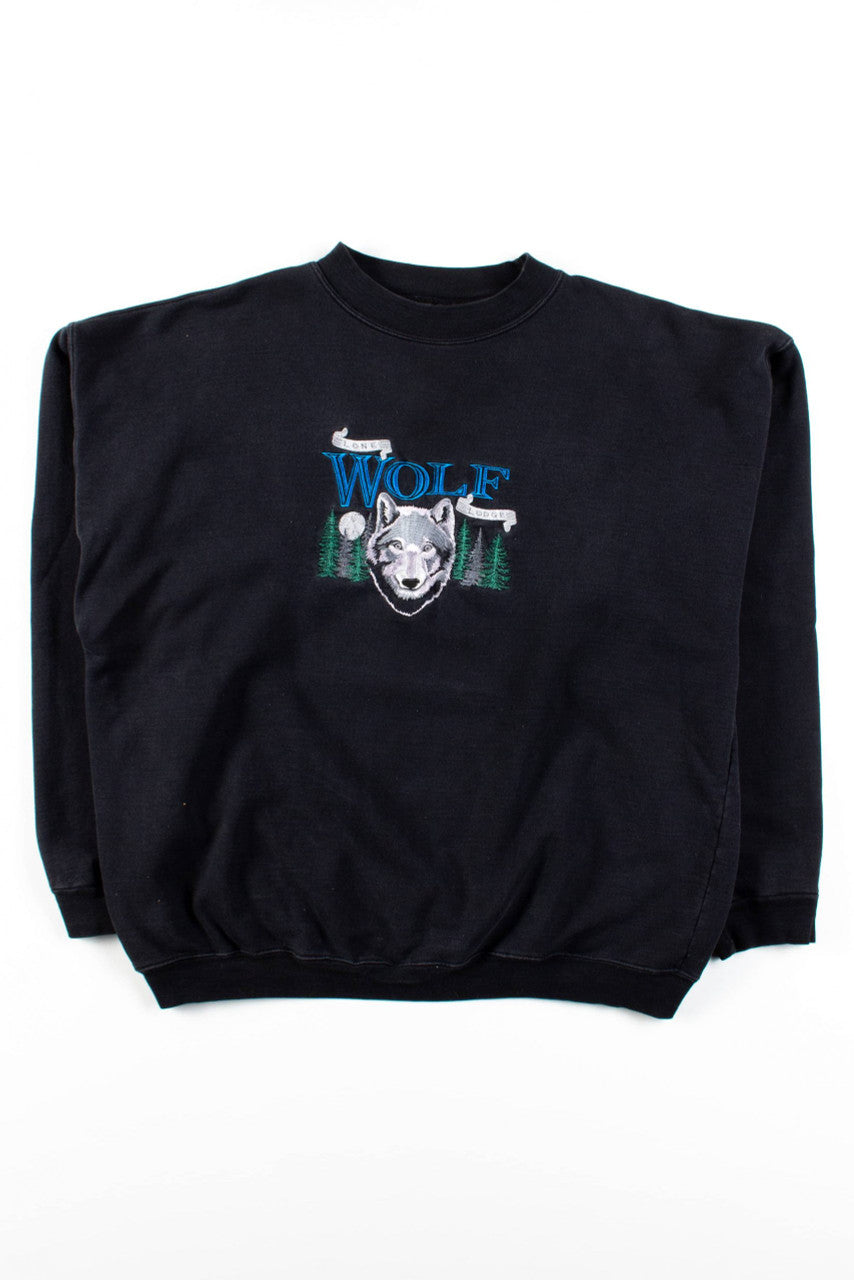Vintage Lone Wolf Lodge Sweatshirt