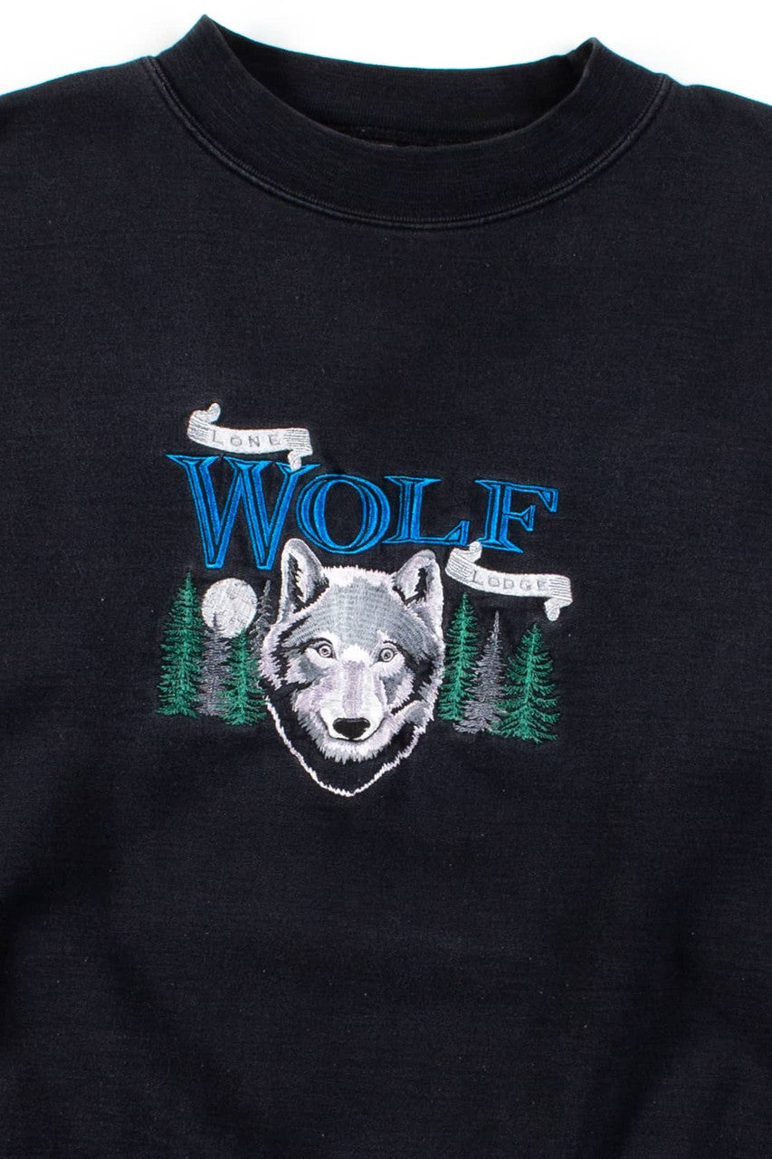 Vintage Lone Wolf Lodge Sweatshirt