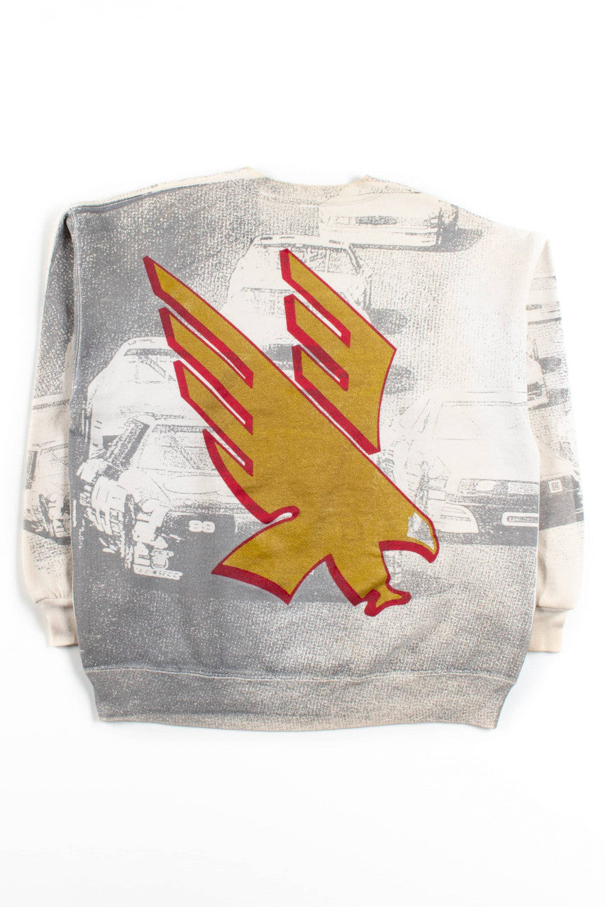 Vintage Winston Cup Allover Graphic Sweatshirt