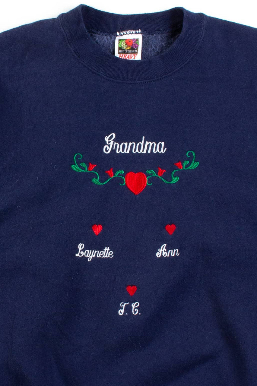 Grandma, Laynette, Ann, & J.C Vintage Sweatshirt