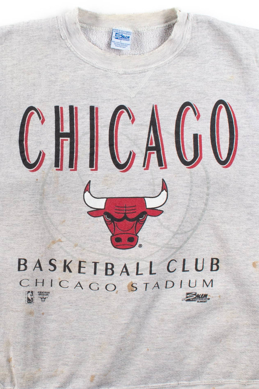 Vintage Distressed Chicago Bulls Sweatshirt