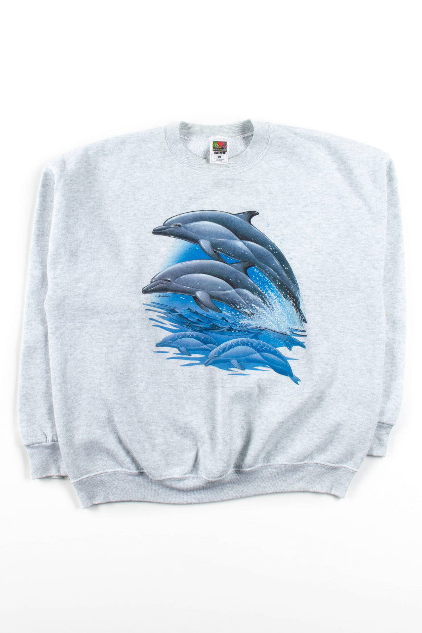 Vintage Jumping Dolphins Sweatshirt