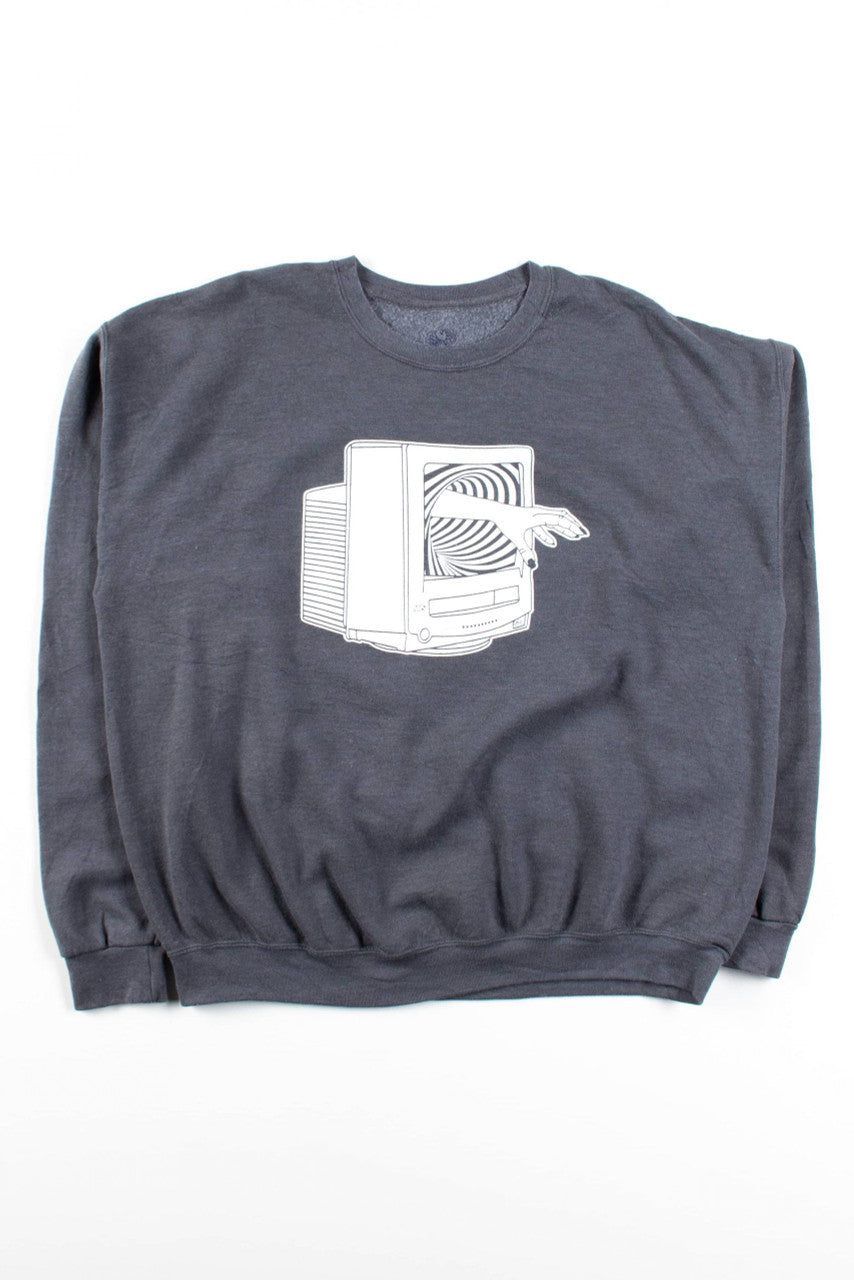 Ragstock Original Screen Print Videodrome Sweatshirt (XL)
