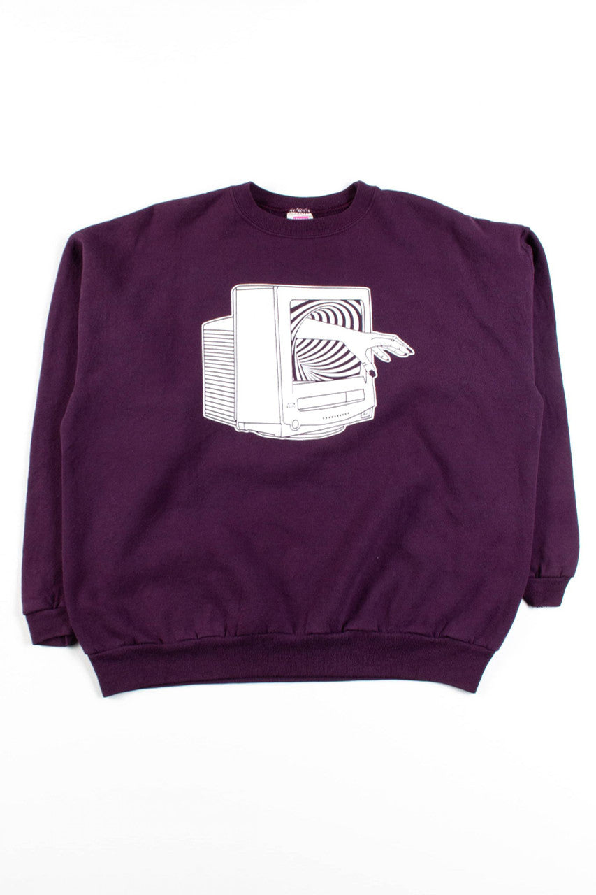 Ragstock Original Screen Print Videodrome Sweatshirt (XL) 3