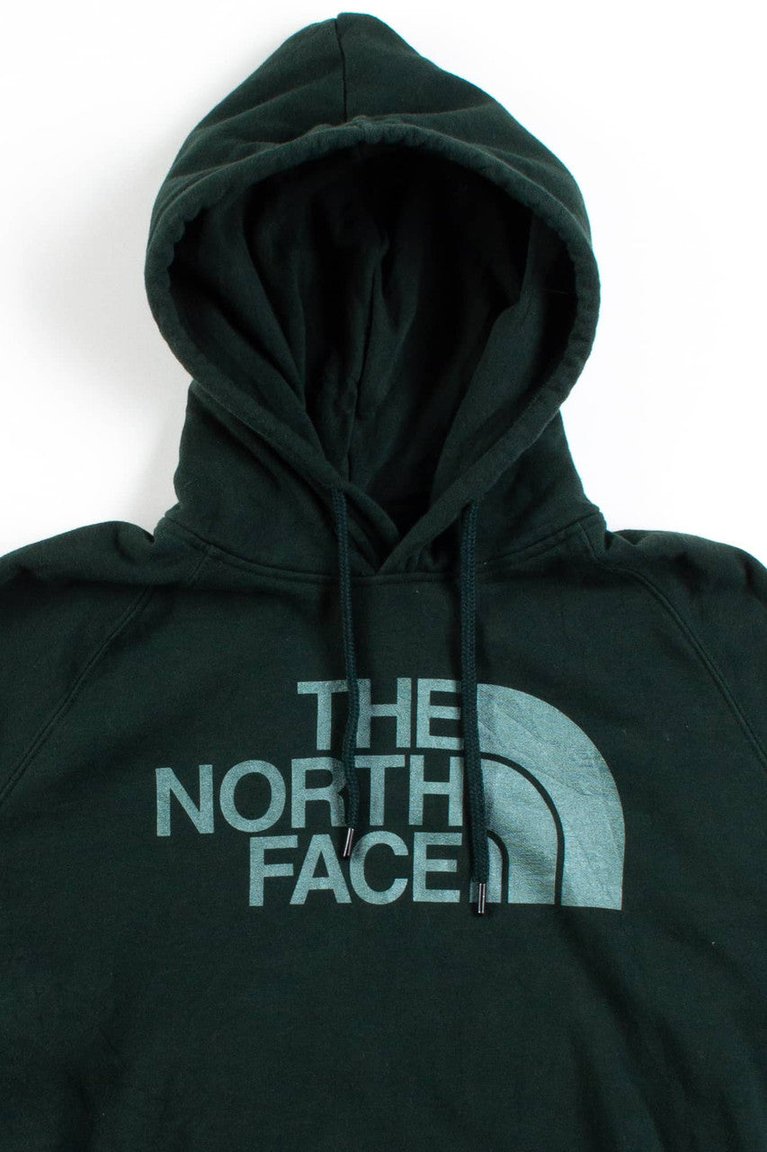 Dark Green North Face Hoodie