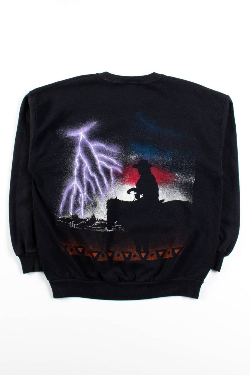 Vintage Frontier Lightning Sweatshirt (1980s)