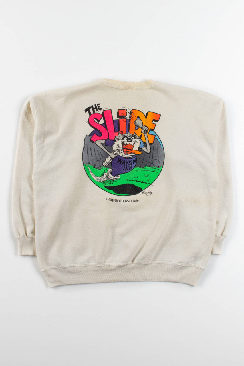 The Slide at Wayside Inn Vintage Taz Sweatshirt