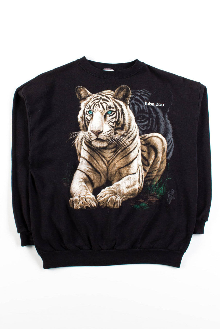 Vintage Tulsa Zoo Tiger Sweatshirt