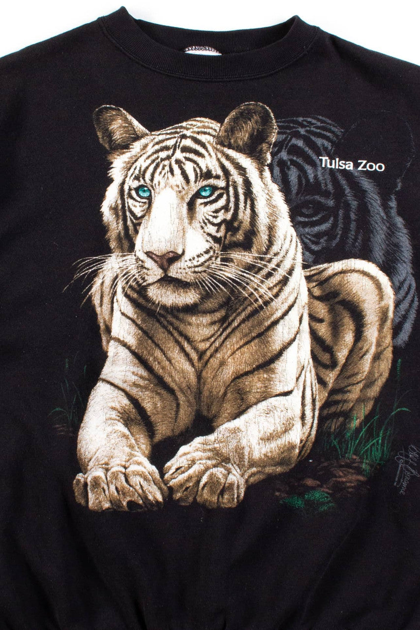 Vintage Tulsa Zoo Tiger Sweatshirt