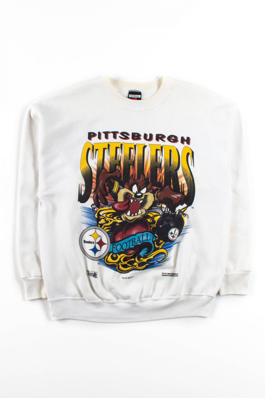 Vintage Pittsburgh Steelers Taz Sweatshirt (1995)