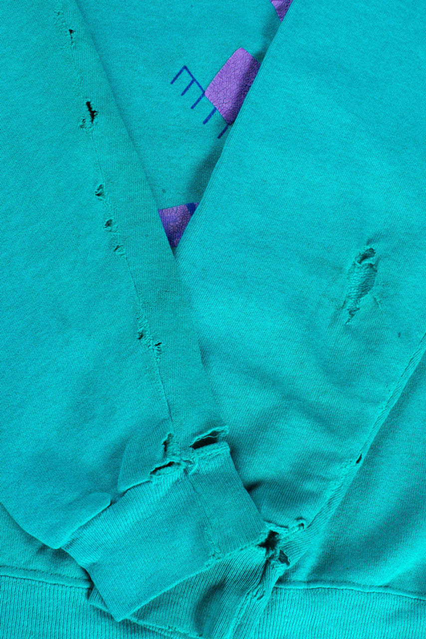 Vintage Distressed Lizard Circle Sweatshirt