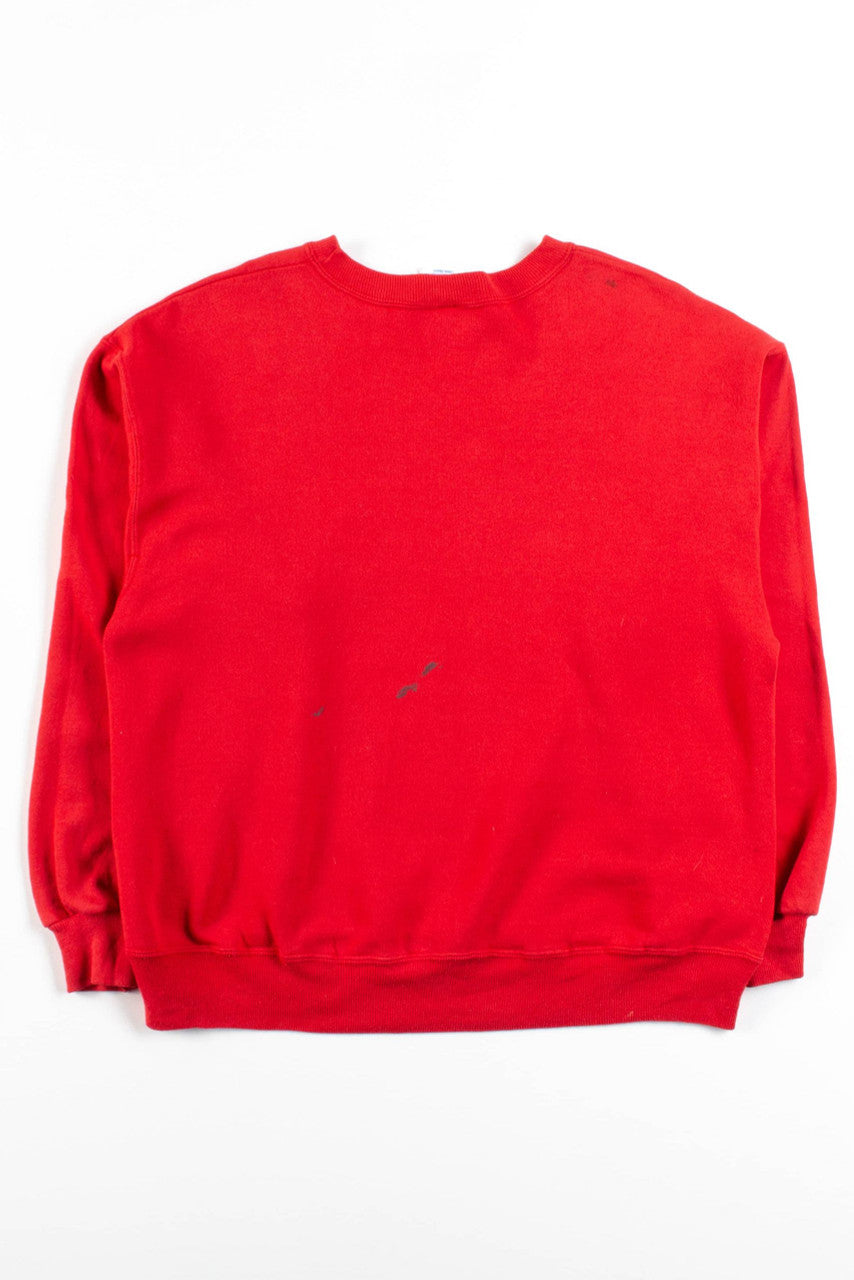 Vintage Red USA Sweatshirt