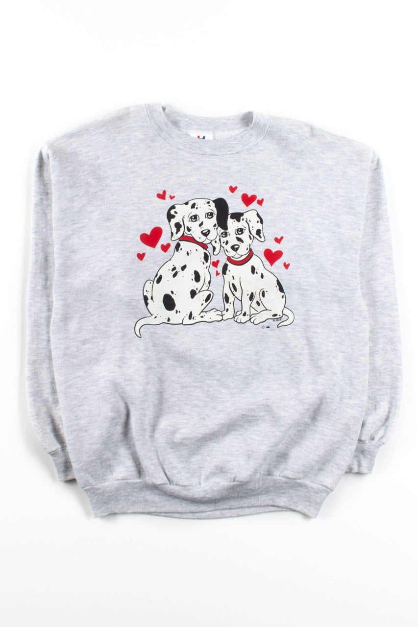 Vintage Dalmatian Love Sweatshirt