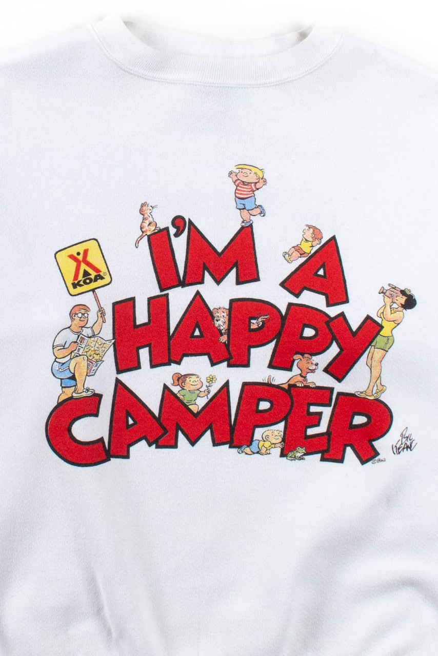 Vintage Happy Camper KOA Sweatshirt