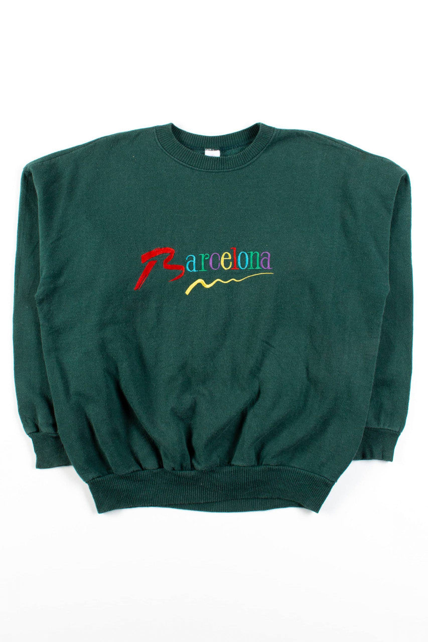Vintage Barcelona Souvenir Sweatshirt