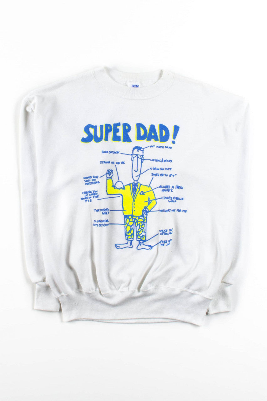 Vintage Super Dad! Sweatshirt