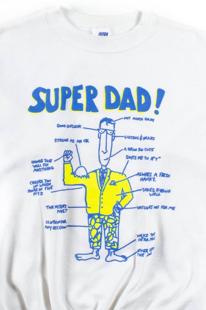 Vintage Super Dad! Sweatshirt