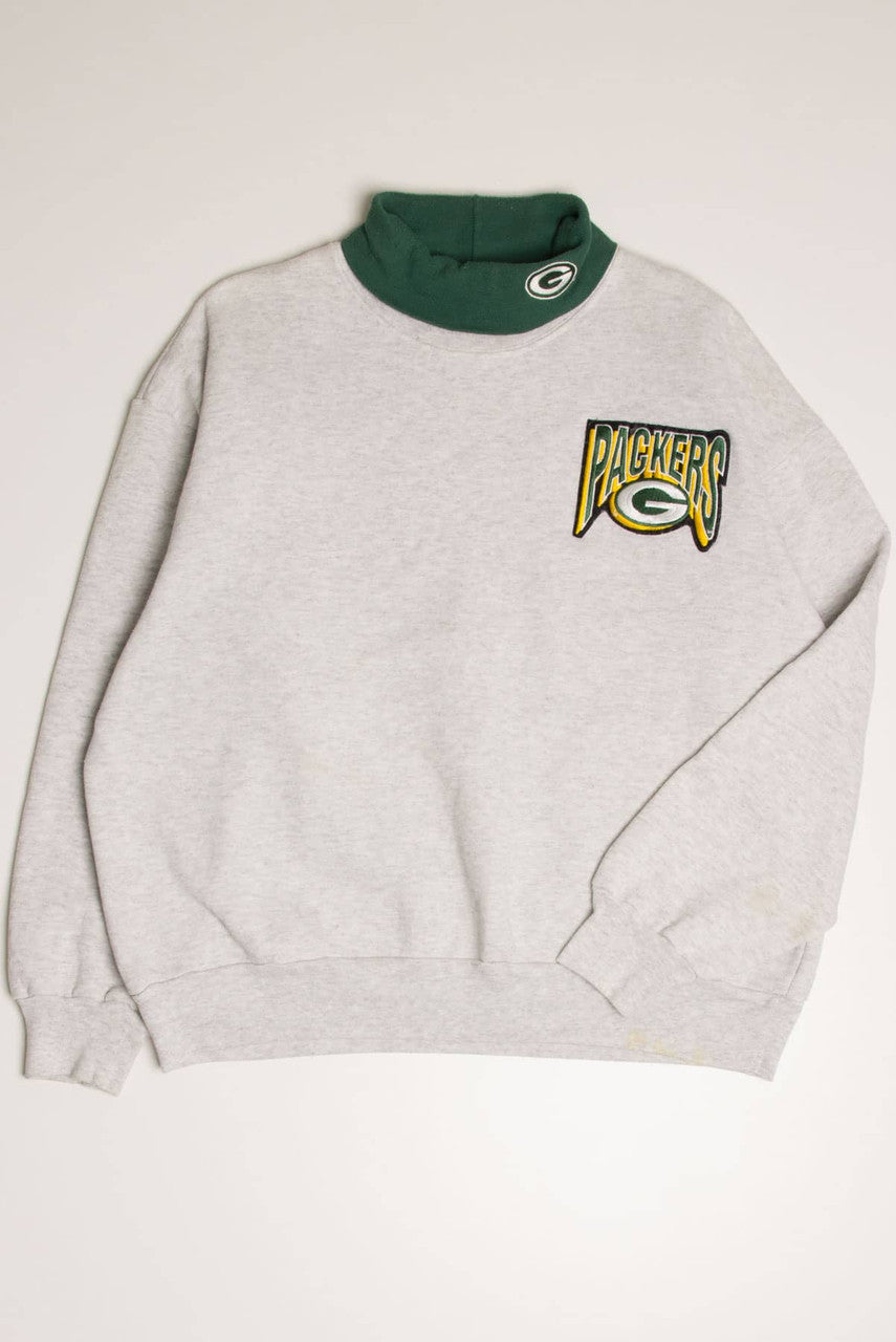 Green Bay Packers Patch Turtleneck Sweatshirt
