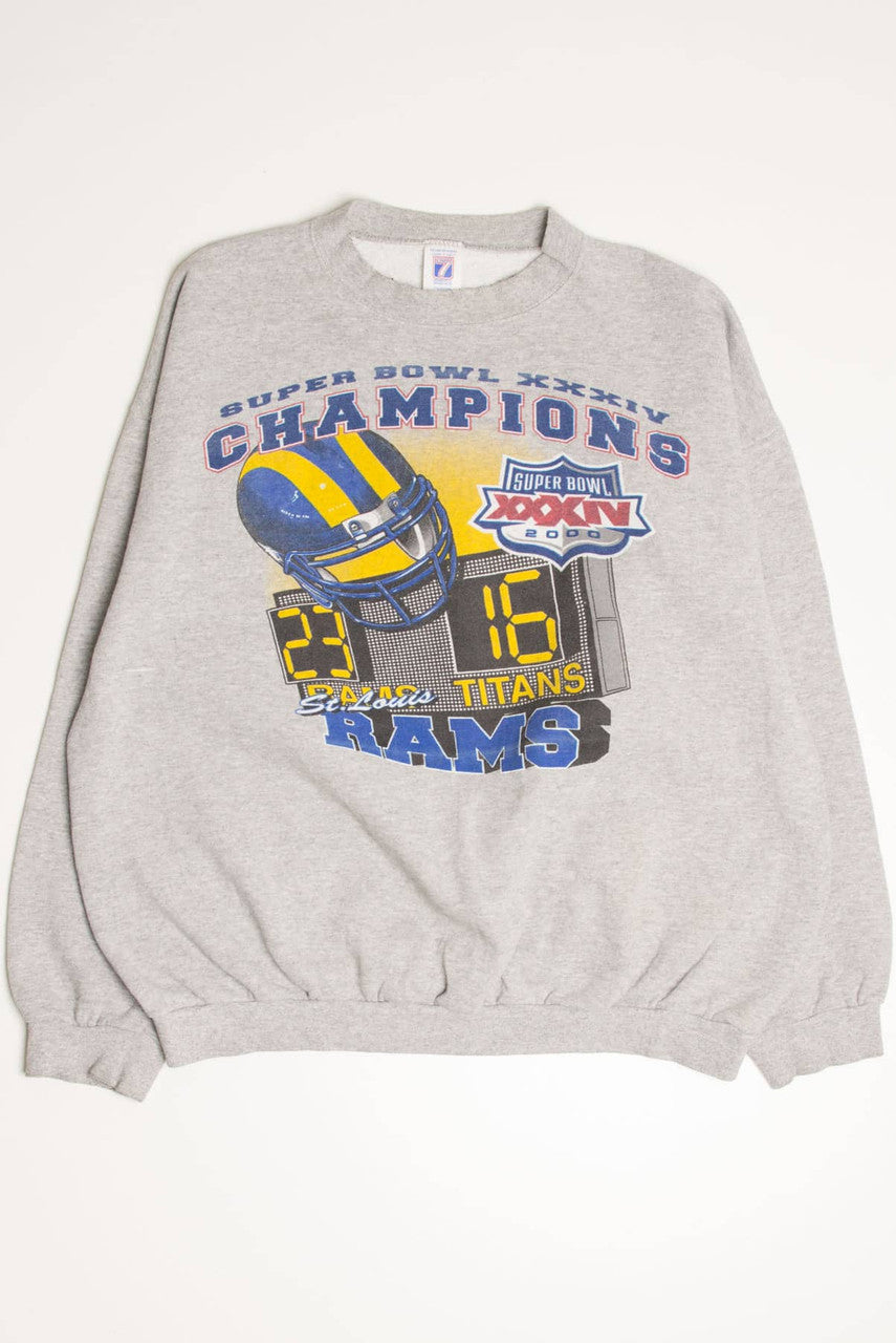 St. Louis Rams 2000 Super Bowl Sweatshirt