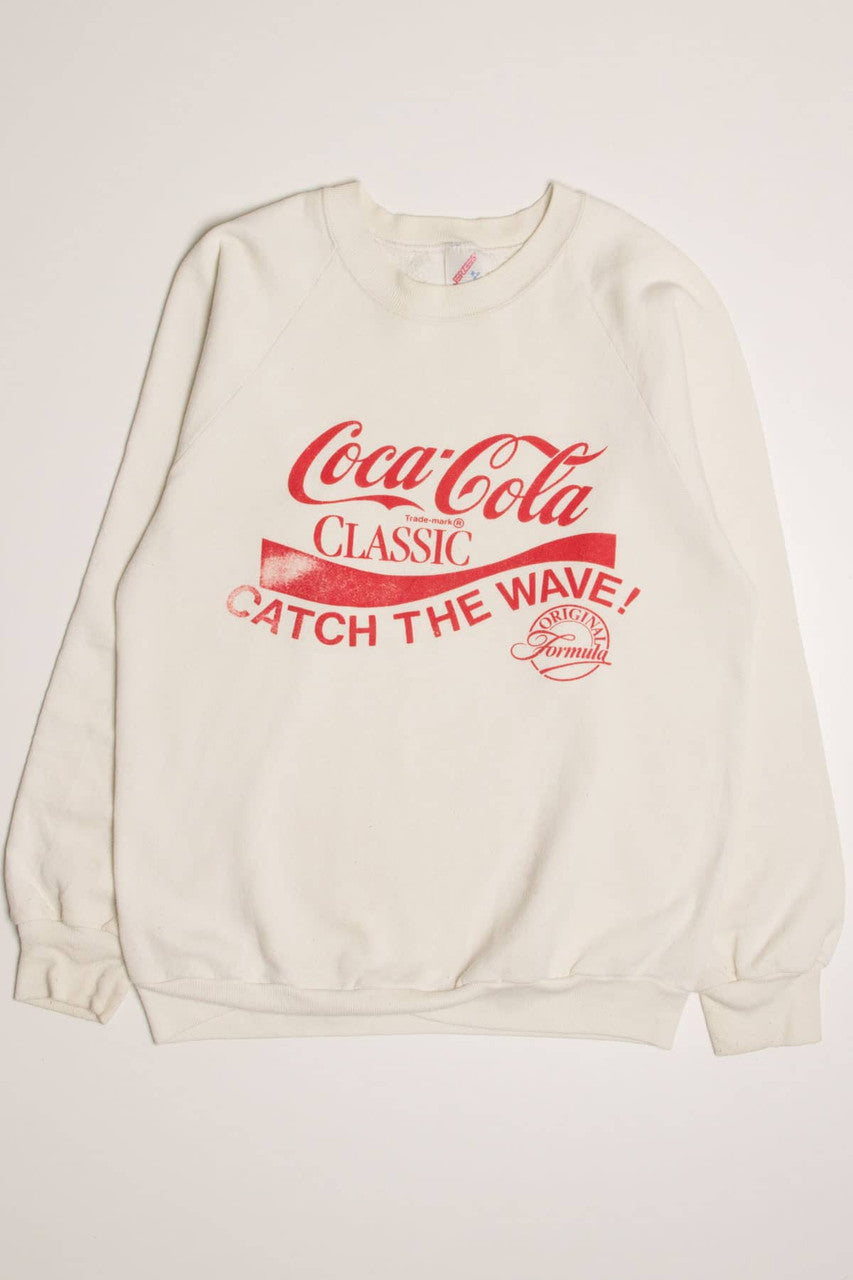 Vintage Coca-Cola Catch The Wave! Sweatshirt