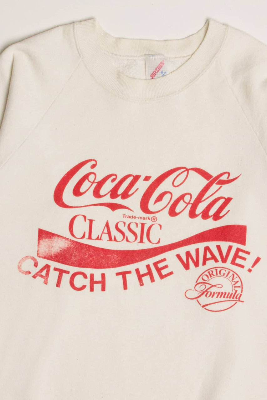 Vintage Coca-Cola Catch The Wave! Sweatshirt