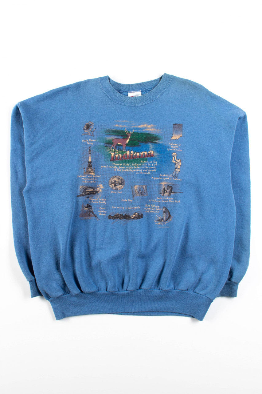 Vintage Indiana Facts Sweatshirt