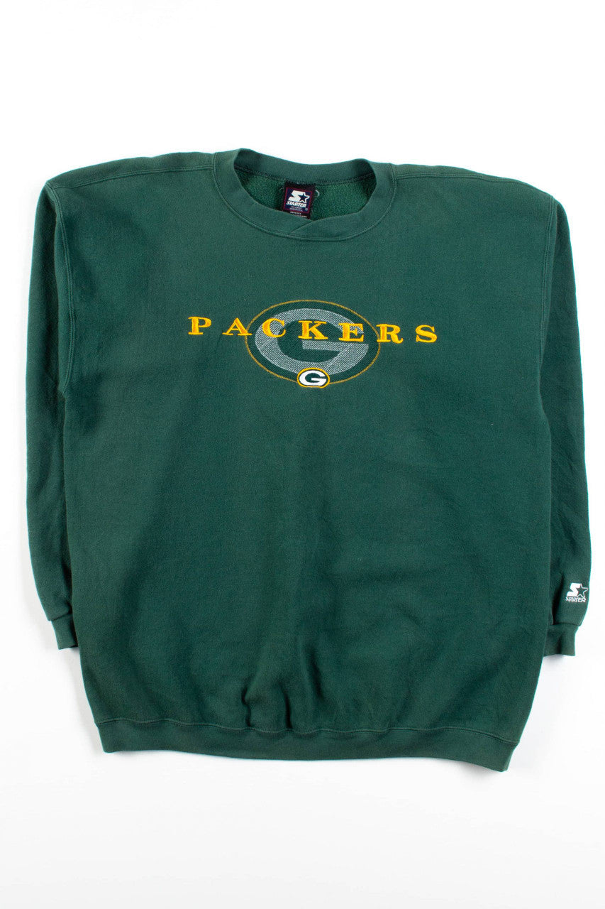 Vintage Embroidered Green Bay Packers Sweatshirt
