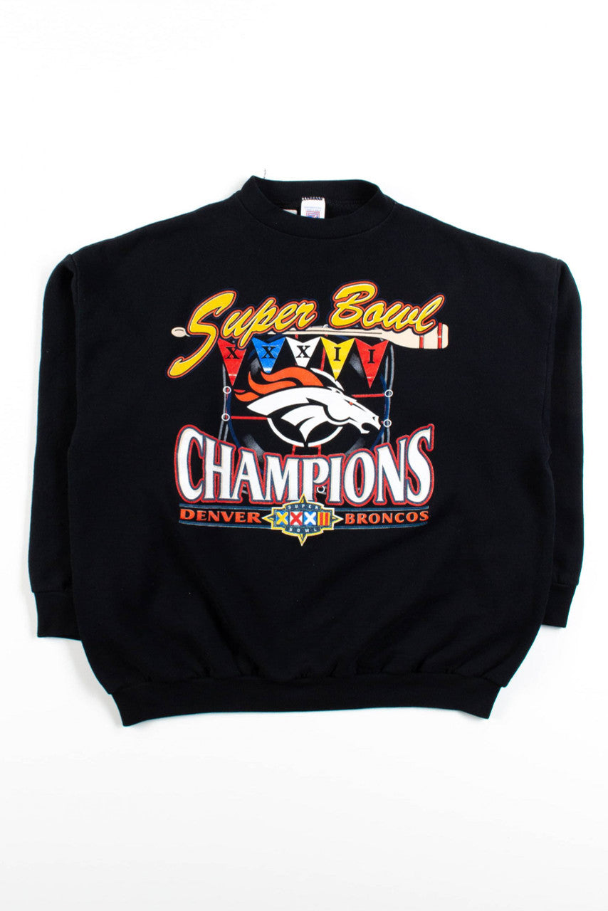 Vintage Broncos Super Bowl XXXII Champions Sweatshirt (1998)