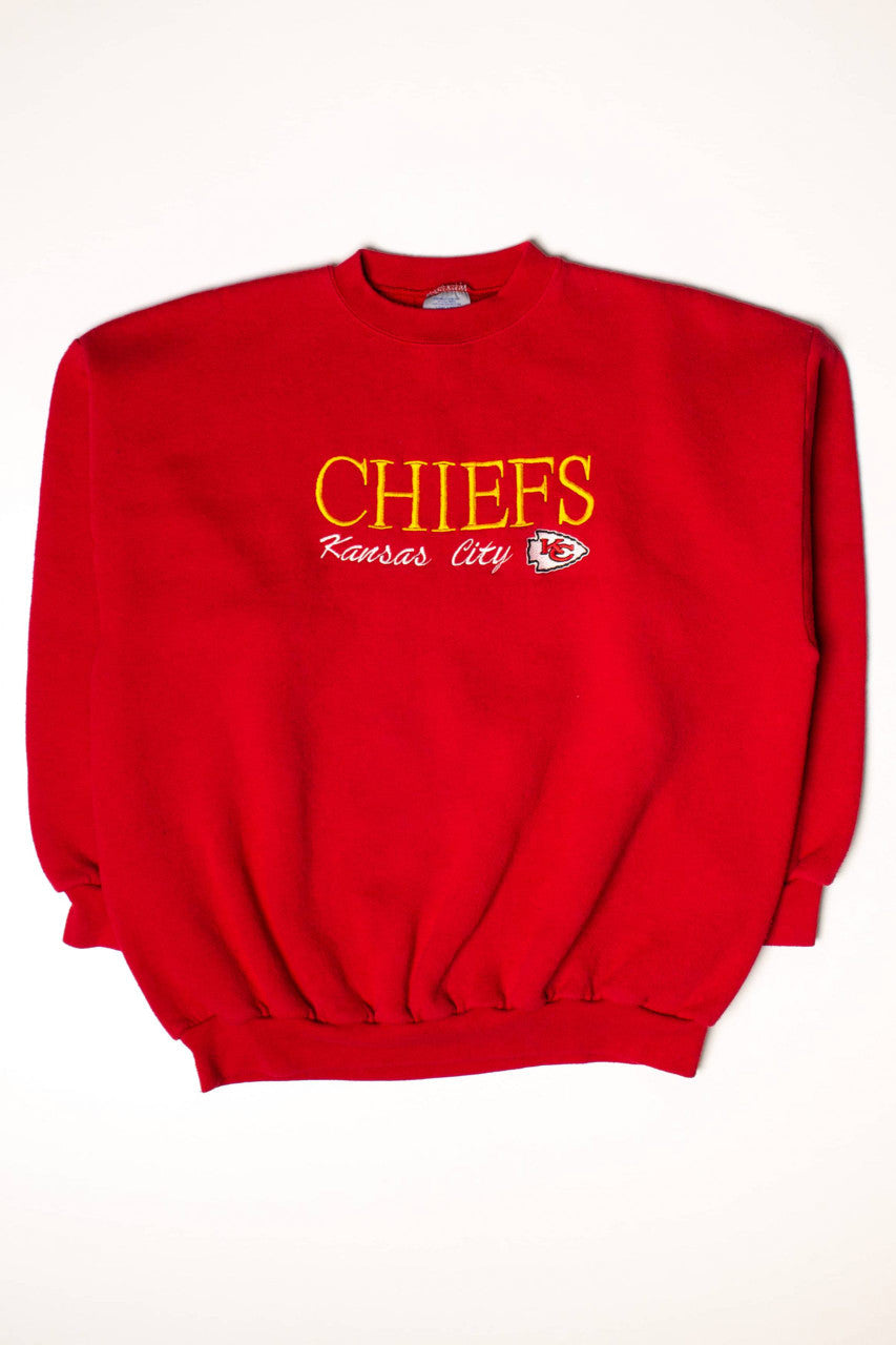 Vintage Embroidered Kansas City Chiefs Sweatshirt 1