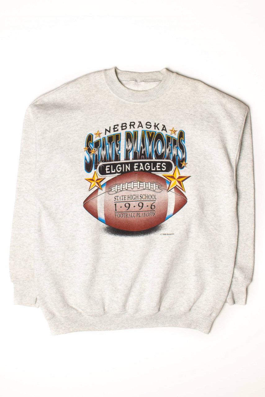 Vintage Nebraska State Football Playoffs Sweatshirt (1996)