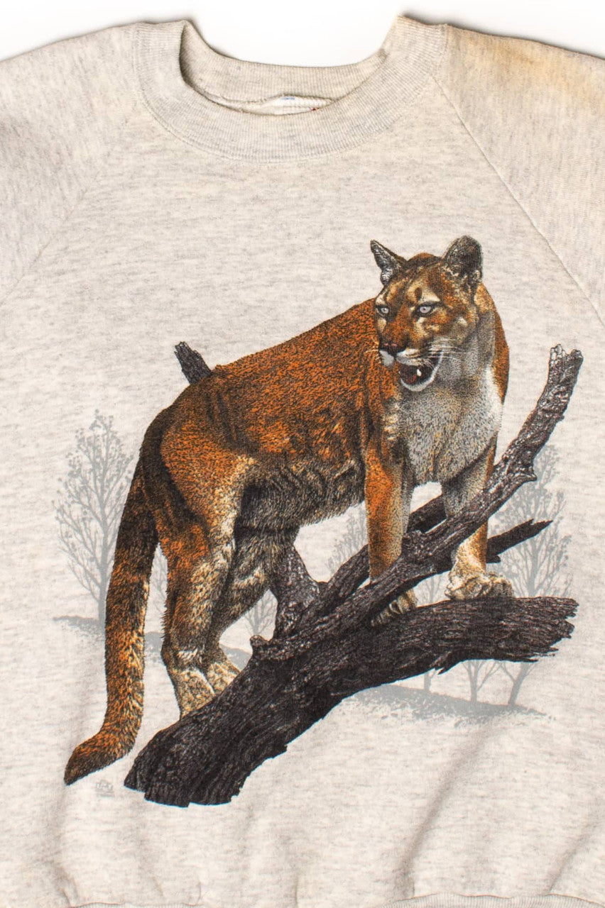 Vintage Cougar Tree Sweatshirt (1990)