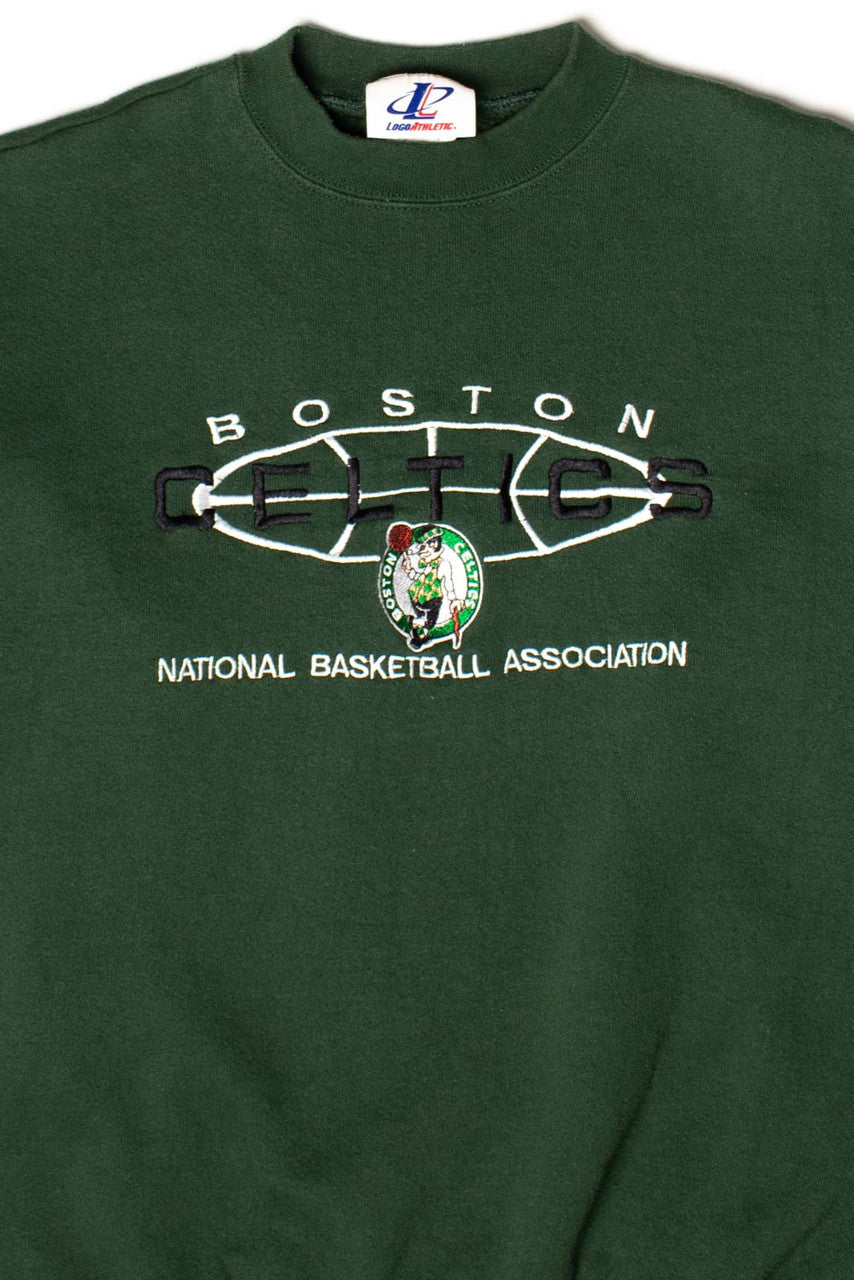 Vintage Embroidered Boston Celtics Sweatshirt