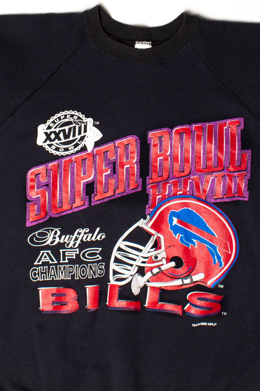 Vintage Buffalo Bills Super Bowl XXVIII Sweatshirt (1993)