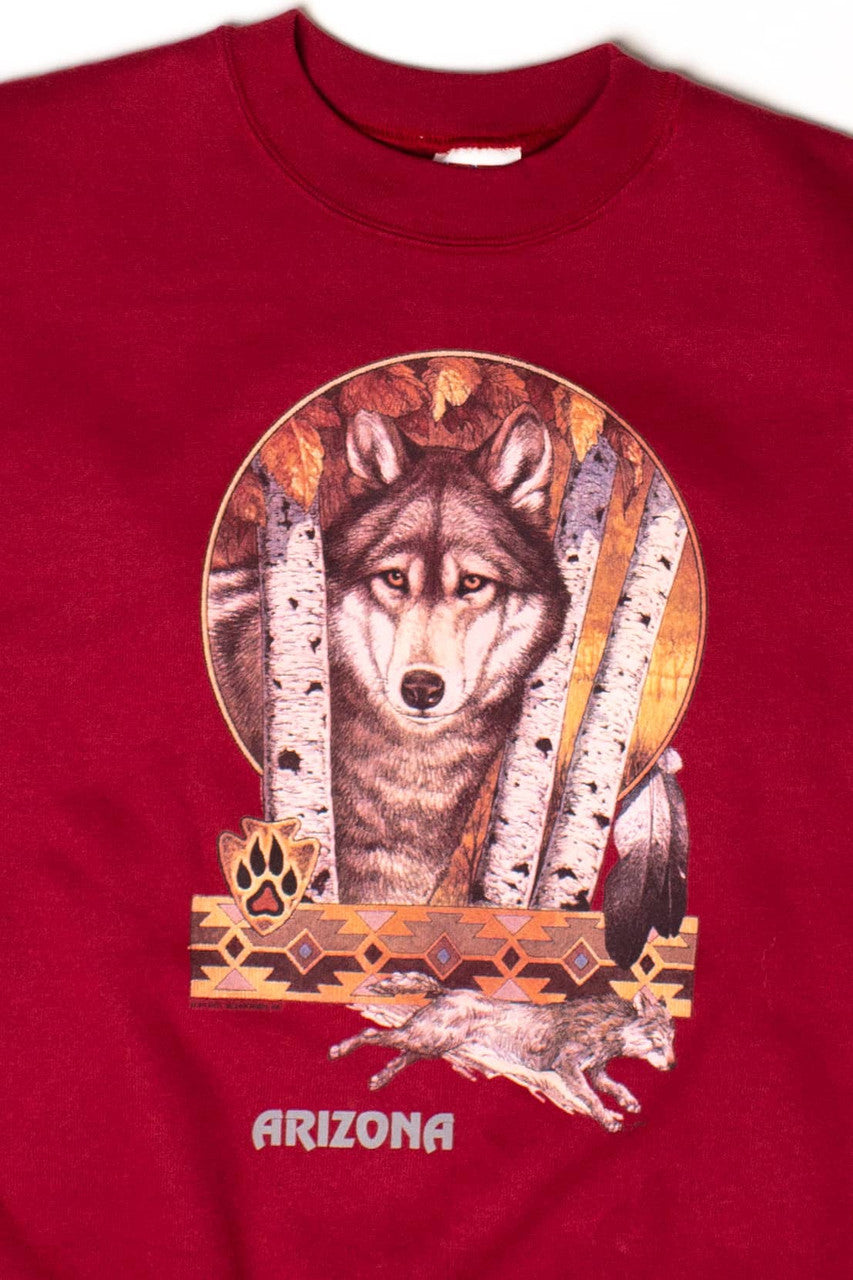 【2024】お歳暮・冬ギフト Arizona Vintage Wolf Ragstock – Sweatshirt トップス