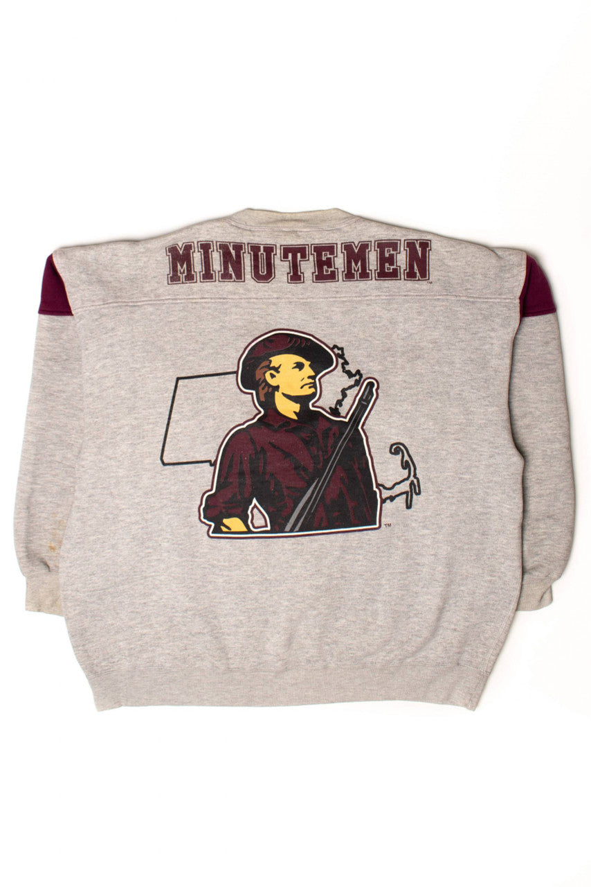 Vintage University of Massachusetts Minutemen Sweatshirt